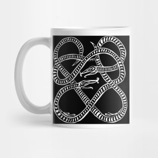 Snake Knot Pattern Inspired by Viking Art Mug